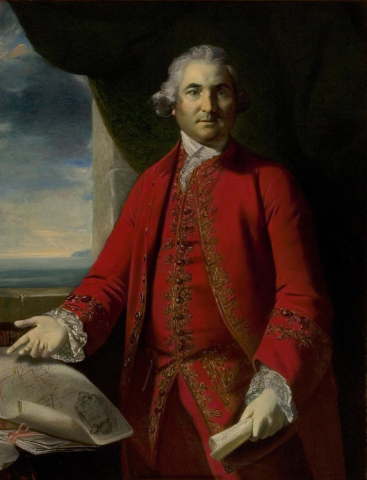 Sir Joshua Reynolds painted this portrait of Col. Isaac Barre. Image courtesy of Colonial Williamsburg Foundation. 